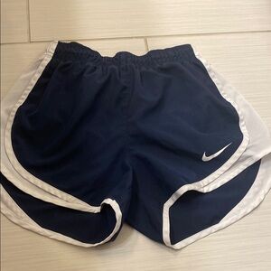 Nike Women's Navy Blue Athletic Shorts